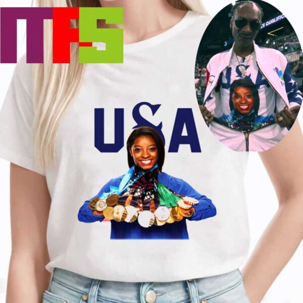 Snoop Dogg x Simone Biles Paris Olympics 2024 Medal Classic T-Shirt