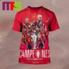 Spain Are UEFA Euro 2024 Champions Beat England To Be Winners Euro Champions 2024 Campeons Vamos Espana All Over Print Shirt