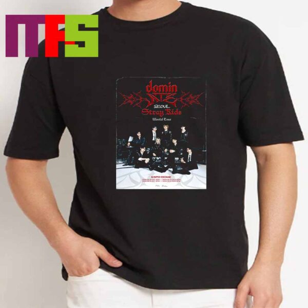 Stray Kids World Tour 2024 Domin ATE Seoul Classic T-Shirt