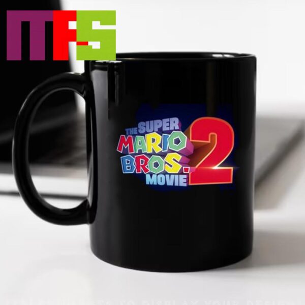 Super Mario Bros Movie 2 Universal 2026 New Logo Ceramic Mug