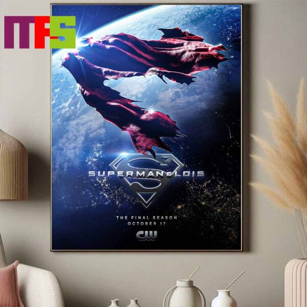 Superman And Lois DC Universe Final Season On October 17th Home Decor Poster Canvas