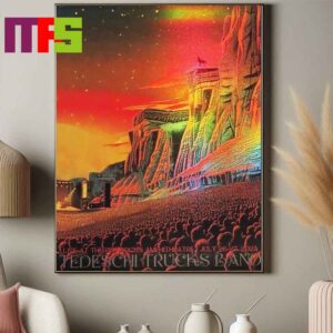 Tedeschi Trucks Band Live At The Red Rocks 2024 On July 26th-27th Poster Canvas Tedeschi Trucks Band Live At The Red Rocks 2024 On July 26th-27th Poster Canvas