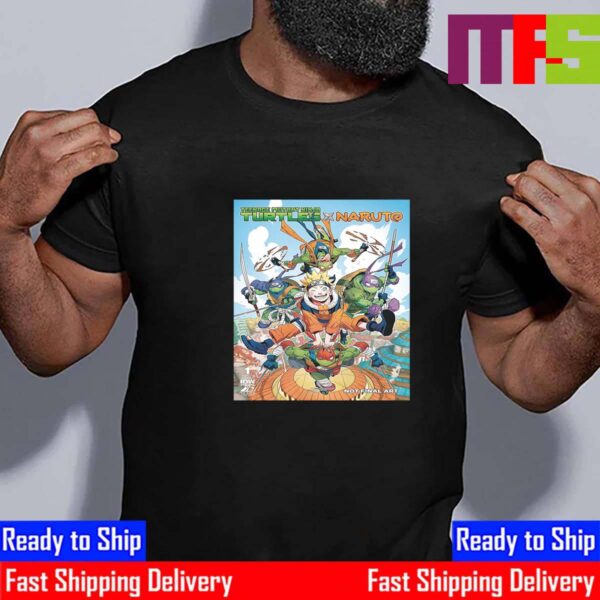 Teenage Mutant Ninja Turtles X Naruto Cover Art By Jorge Jimenez Essential T-Shirt