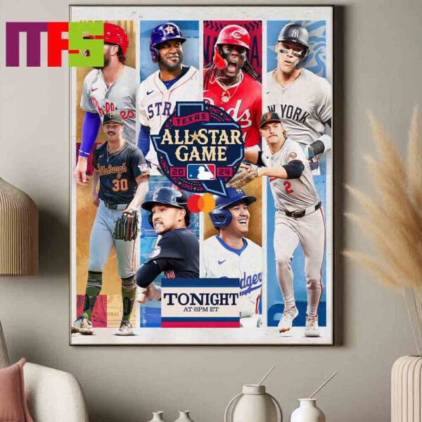 The 2024 MLB All Star Game Baseball Biggest Stars The Midsummer Classic Has Arrived Home Decor Poster Canvas