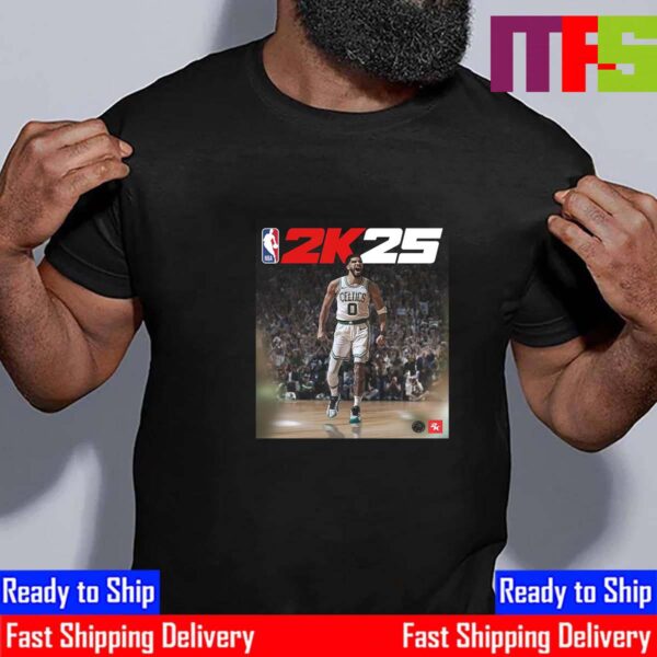 The Champions Boston Celtics Jayson Tatum Is NBA 2K25 On Cover Stars Classic T-Shirt