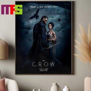 The Crow 2024 Movie In Theaters On August 23 True Love Never Dies Home Decor Poster Canvas The Crow 2024 Movie In Theaters On August 23 True Love Never Dies Home Decor Poster Canvas