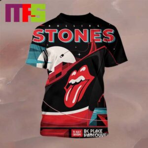 The Rolling Stones At BC Place Stadium Vancouver On July 5th 2024 All Over Print Shirt