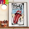 The Rolling Stones The Stones Tour 24 Play At BC Place Vancouver BC July 5th 2024 Decor Wall Art Poster Canvas