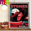 The Rolling Stones The Stones Tour 24 Play At Camping World Stadium Orlando Florida June 3rd 2024 Decor Wall Art Poster Canvas