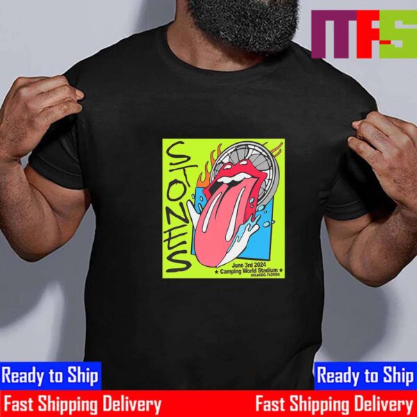 The Rolling Stones The Stones Tour 24 Play At Camping World Stadium Orlando Florida June 3rd 2024 Essential T-Shirt