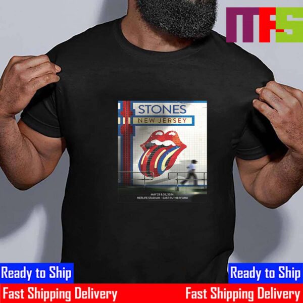 The Rolling Stones The Stones Tour 24 Play At MetLife Stadium-East Rutherford New Jersey May 23rd And 26th 2024 Essential T-Shirt