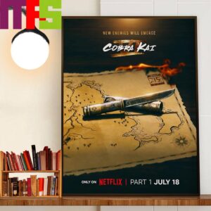 The Stakes Have Never Been Higher New Enemies Will Emerge Cobra Kai 6 Part 1 Decor Wall Art Poster Canvas The Stakes Have Never Been Higher New Enemies Will Emerge Cobra Kai 6 Part 1 Decor Wall Art Poster Canvas