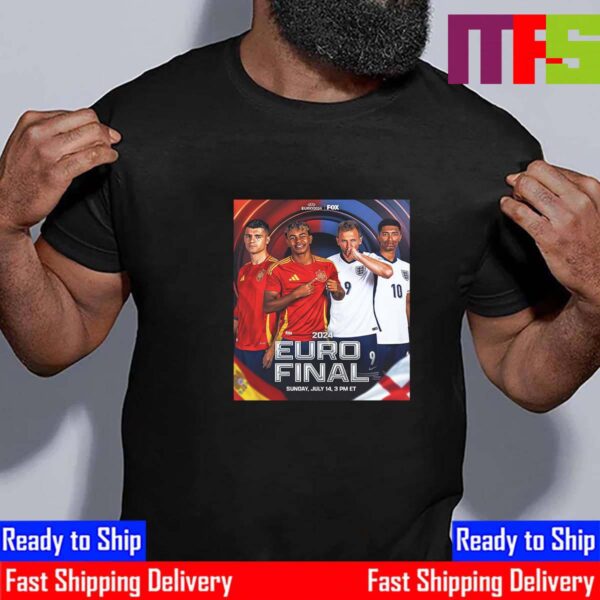 The UEFA Euro 2024 Final Is Set Spain Vs England Classic T-Shirt