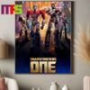 Transformers One Origin Story Of Optimus Prime And Megatron The Fate Of Cybertron Forever Only In Theaters Home Decor Poster Canvas