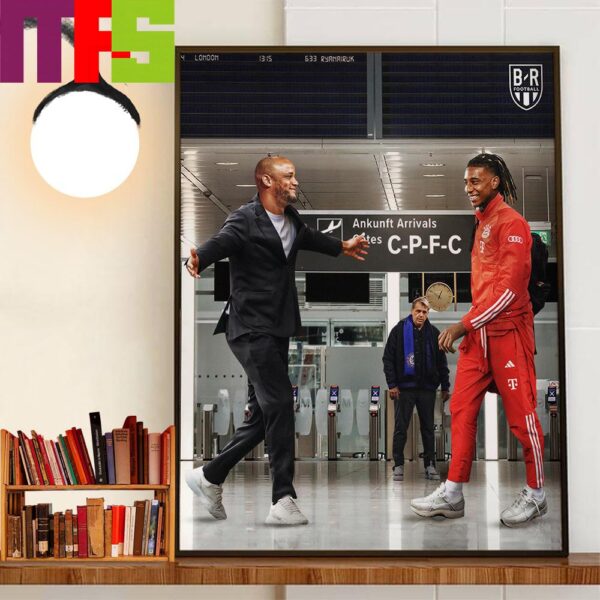 Vincent Kompany X Michael Olise Officially Joins Bayern Munich Wall Decor Poster Canvas