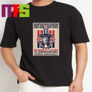 Willie Nelson 2024 4th Of July Picnic At Freedom Mortgage Pavilion Camden NJ Essential T-Shirt