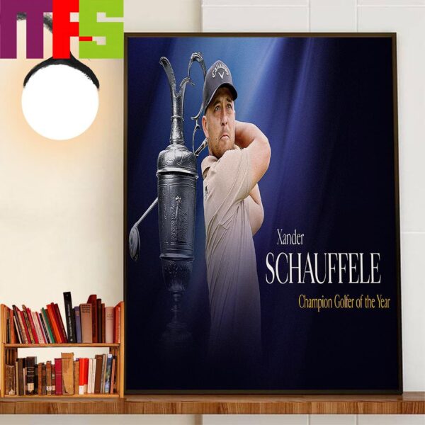 Xander Schauffele Is The Champion Golfer Of The Year Decor Wall Art Poster Canvas