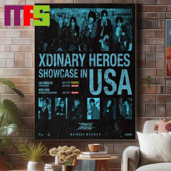 Xdinary Heroes Showcase In USA On July 17th Home Decor Poster Canvas