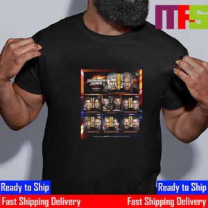 2024 WWE SummerSlam Cleveland Schedule Matchup Essential T-Shirt