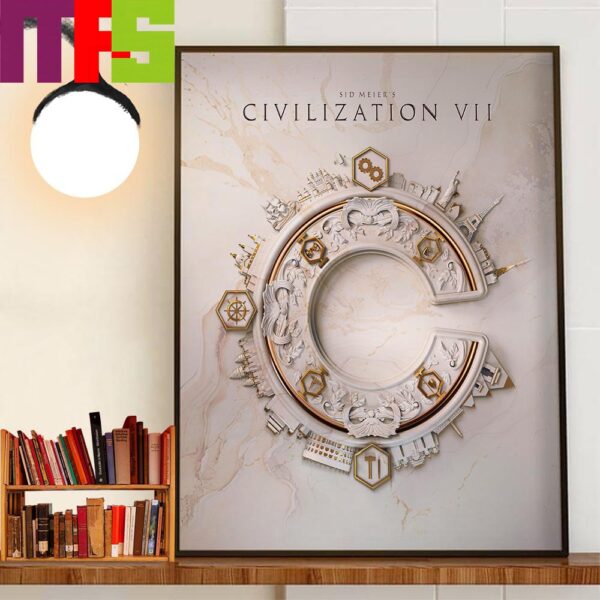 A New Age Begins In Sid Meier’s Civilization VII Official Cover Art Wall Decor Poster Canvas