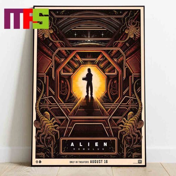 Alien Romulus 2024 The Romulus Space Station Home Decor Poster Canvas