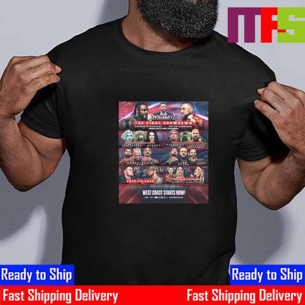 All Elite Wrestling AEW Dynamite The Final Showdown West Coast Matchup Classic T-Shirt