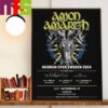 Amon Amarth The UK’s Biggest Viking Row Bloodstock Open Air Festival 8th-11th August 2024 At Catton Derbyshire Home Decor Poster Canvas