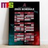 Boston Celtics NBA Preseason Schedule Calendars 2024 Home Decor Poster Canvas