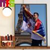 ATP Tour Big Title King Novak Djokovic Unstoppable Home Decor Wall Art Poster Canvas