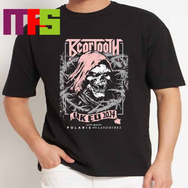 Beartooth EU UK Tour 2024 With Polaris And Landmvrks Unisex T-Shirt