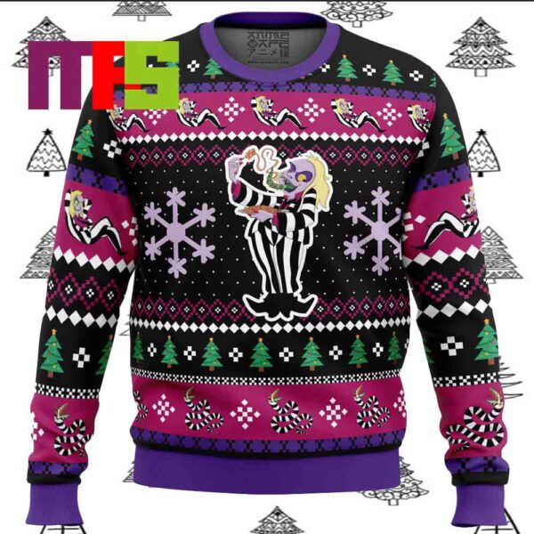 Beetlejuise Beetlejuice Ugly Christmas Sweater