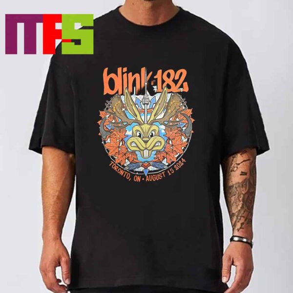 Blink-182 At Rogers Centre In Toronto ON Canada One More Time 2024 Tour On August 15th Unisex T-Shirt