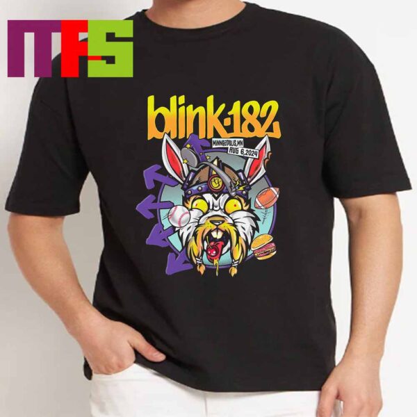 Blink-182 At Target Center Minneapolis MN One More Time Tour On August 6th 2024 Unisex T Shirt