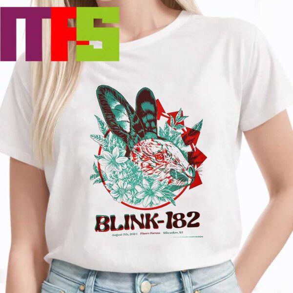 Blink-182 Milwaukee Wisconsin At Fiserv Forum 2024 One More Time Tour On August 7th Unisex T-Shirt