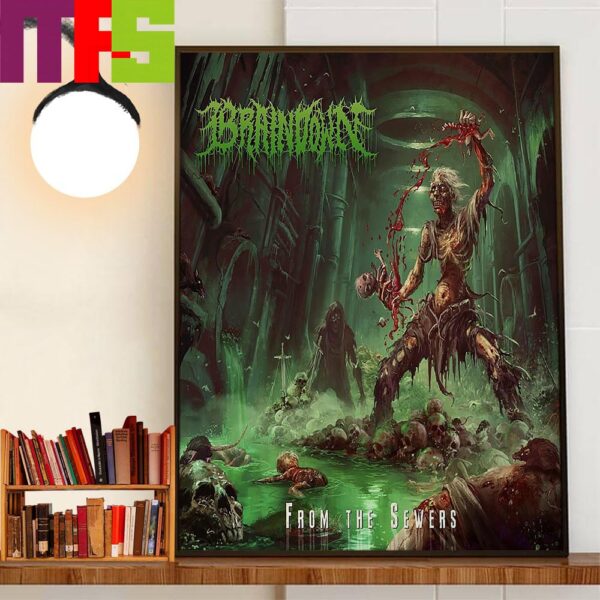 Braindown From The Sewers Deth Dekk Dominions 2024 Home Decor Poster Canvas