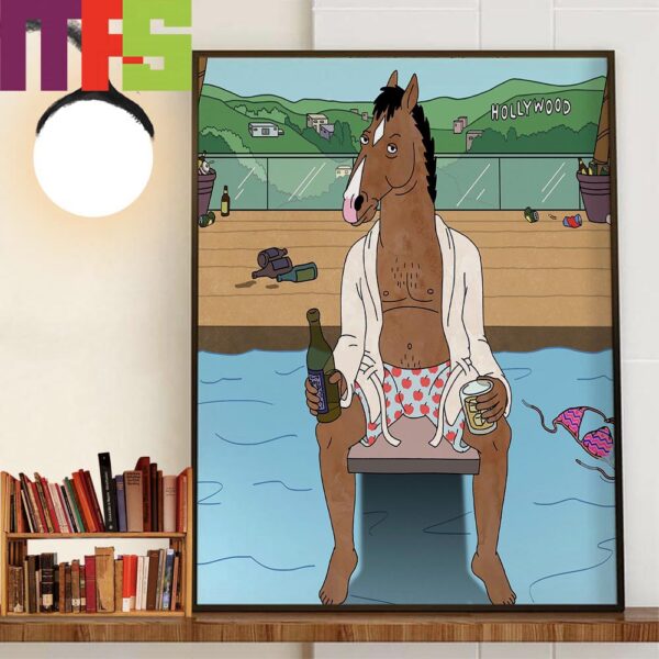 Celebrate 10th Anniversary Bojack Horseman Release Wall Decor Poster Canvas