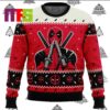 Smile Beetlejuice Ugly Christmas Sweater