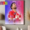 Congrats To Novak Djokovic Win Gold Medal In Tennis At Paris Olympics 2024 Completes Career Golden Slam Home Decor Poster Canvas