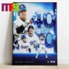 Congrats To Shohei Ohtani Los Angeles Dodgers MLB 2024 The 6th Player History To Reach The 40 40 Club Home Decor Poster Canvas