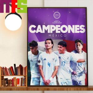 Congratulations To Mexico Are The Champions Of Concacaf U20 Championship Home Decor Wall Art Poster Canvas Congratulations To Mexico Are The Champions Of Concacaf U20 Championship Home Decor Wall Art Poster Canvas