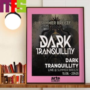 Dark Tranquillity Show At Summer Breeze August 14th And 17th 2024 Home Decor Poster Canvas