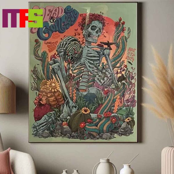 Dead And Company Sphere Las Vegas 2024 From August 8th To 10th Dead Forever VIP Print Home Decor Poster Canvas