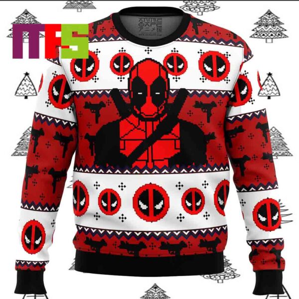 Deadpool Guy Marvel Studios Ugly Christmas Sweater