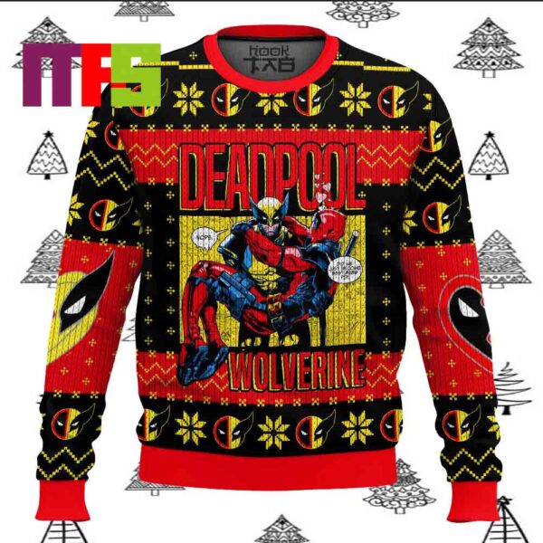 Deadpool and Wolverine Ugly Sweater