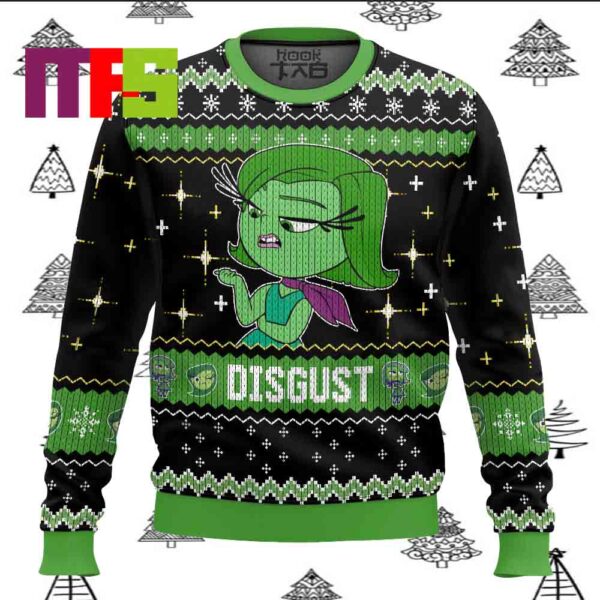 Disgust Inside Out Character Ugly Sweater