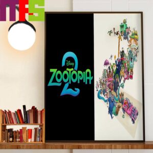 Disney Zootopia 2 Official Poster Home Decor Poster Canvas