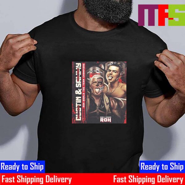 Dustin Rhodes And Sammy Guevara And New AEW ROH Ring Of Honor Wrestling World Tag Team Champions Classic T-Shirt