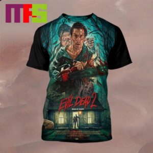 Evil Dead 2 Dead By Dawn All Over Print Tee Shirt
