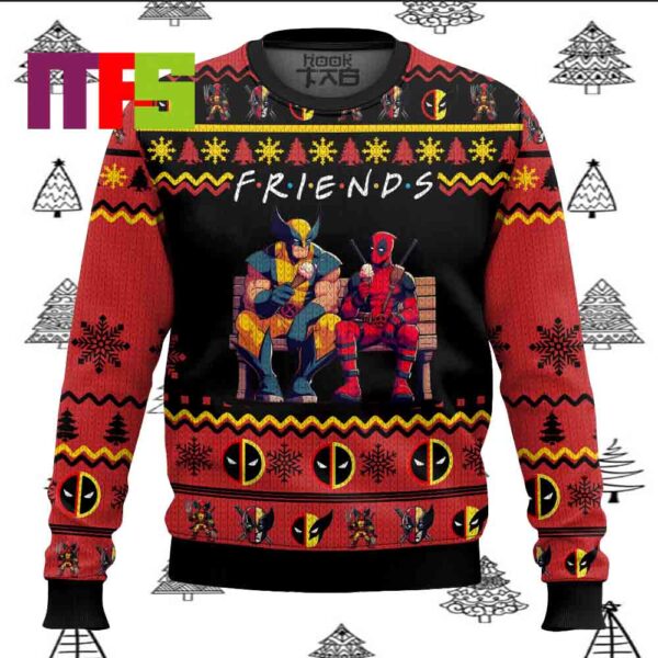 F.R.I.E.N.D.S Deadpool Wolverine Ugly Sweater