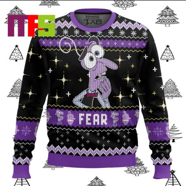 Fear Inside Out Character Ugly Sweater